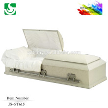 JS-ST615 luxury metal casket supplier
